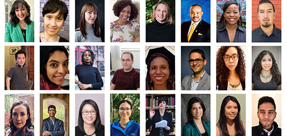 A grid of faces of people who are LSA Collegiate Fellows